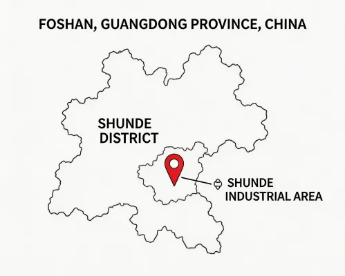 MideaCool Headquarters Location - Foshan, China